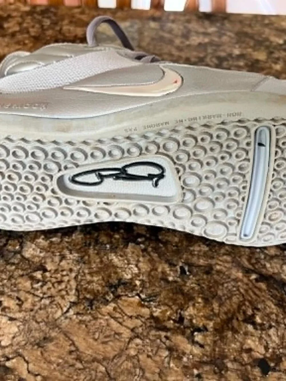 Nike NASA Silver High Top Shoes